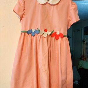 Sylvia White Vintage Girls Dress Size 5